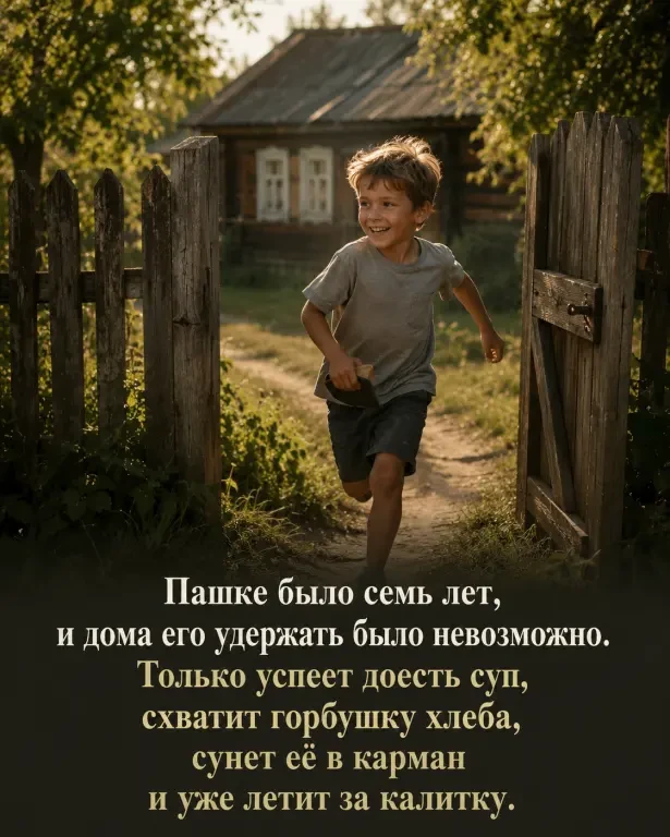 — Далеко не уходи! — крикнула ему мама.
— Не уйду! — ответил он, даже не оборачиваясь.
Это было посл