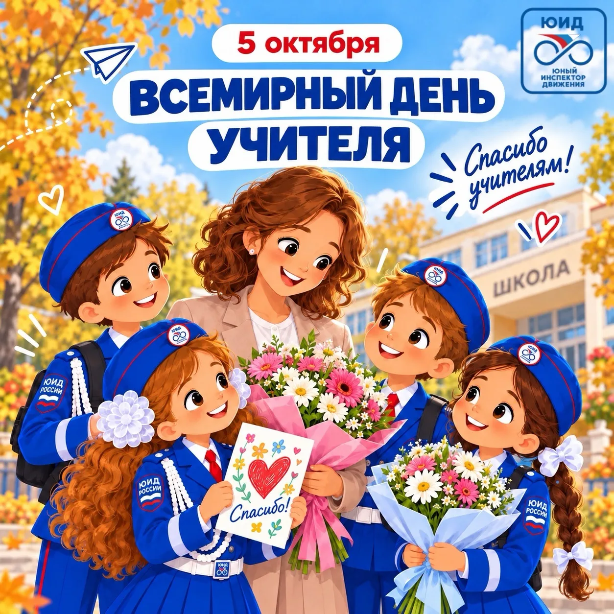 🎊 Дорогие педагоги! Поздравляем вас с профессиональным праздником!