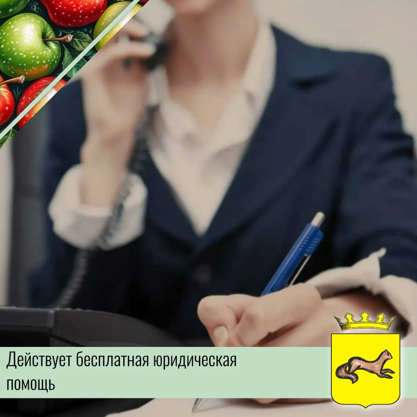 📞На территории Курской области функционирует государственная система бесплатной юридич...