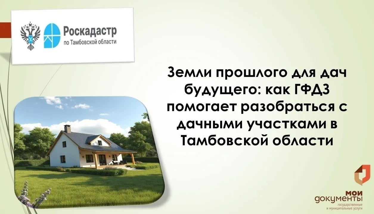 Земли прошлого для дач будущего: как ГФДЗ помогает разобраться с дачными участками в Та...