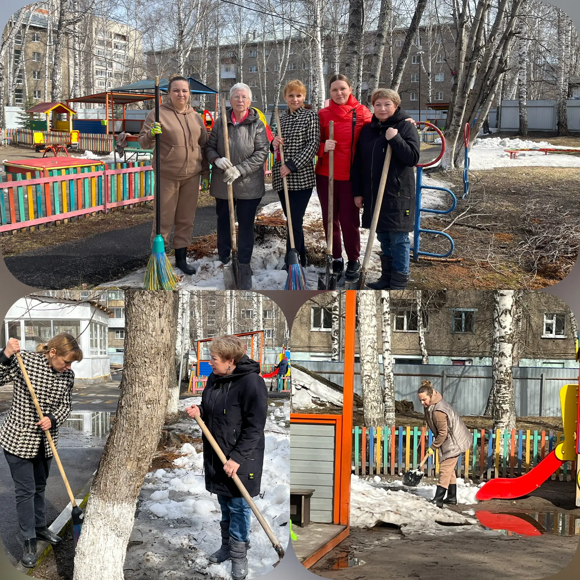 🏠Сегодня наш детский сад принял участие во Всероссийском субботнике.