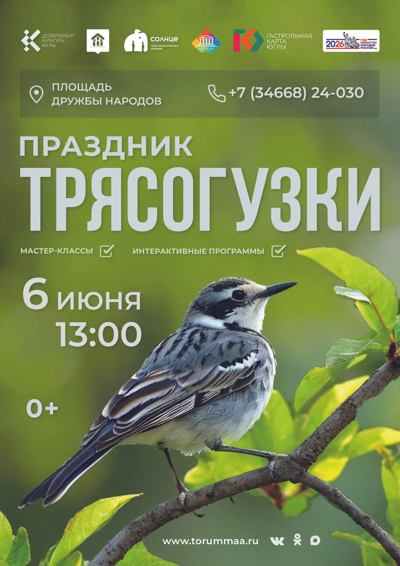 Каслающий проект «Праздник Трясогузки» в Радужном 🍃