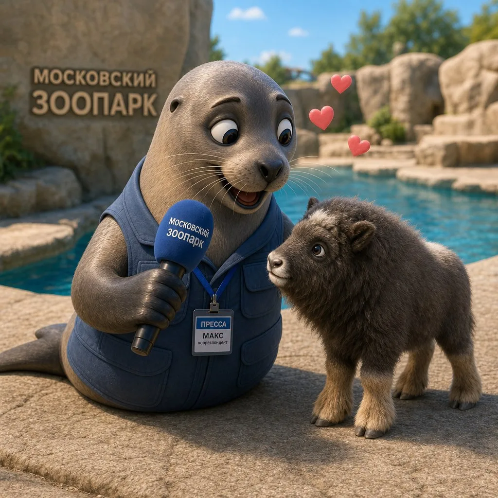 Всем привет! Это снова я — морской заяц Макс 🦭💙