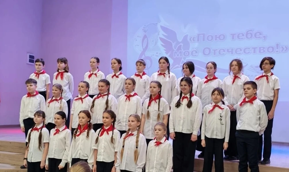 🎶🌟 Фестиваль военно-патриотической песни "Пою тебе, Отечество"  Учащиеся 5-7 классов нашей школы пор
