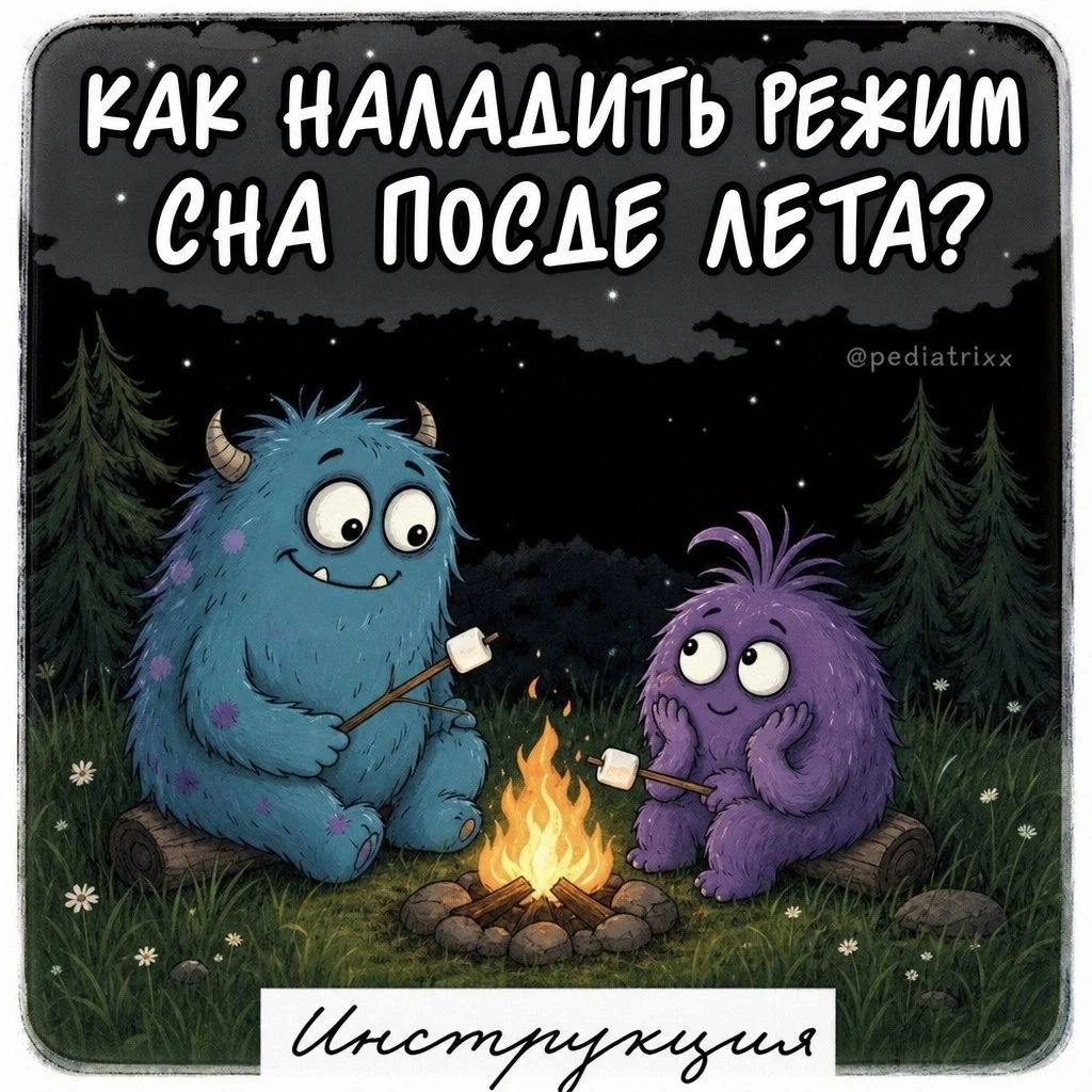 Август: время переводить биологические часы обратно на дошкольное ( школьное) время.