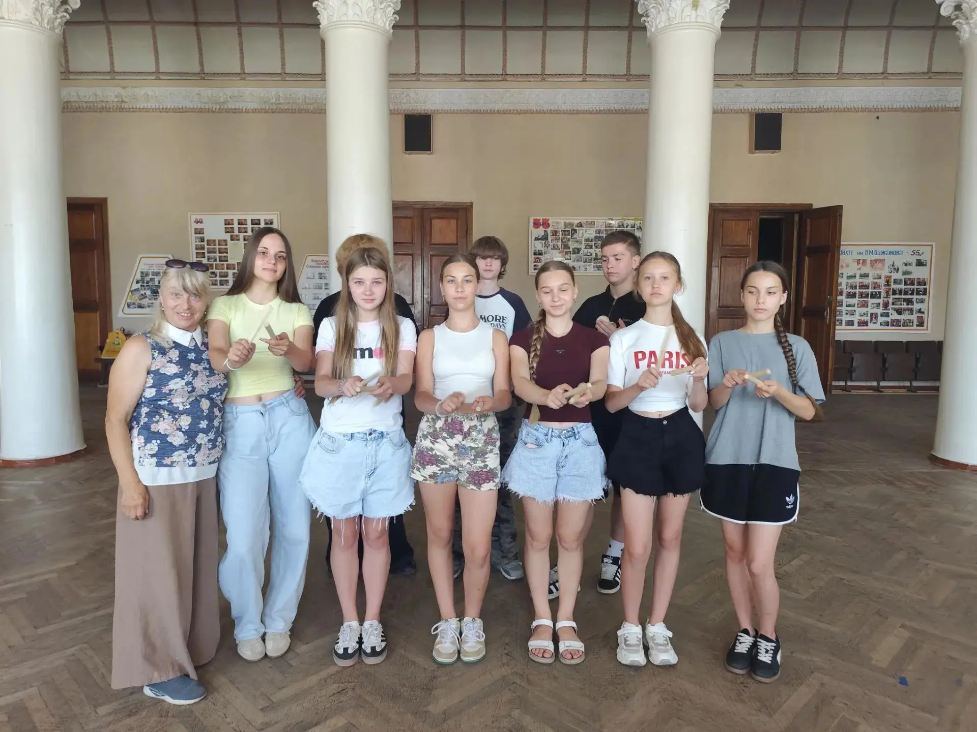 🎶 Мастер-класс «Народные напевы» состоялся для школьников 10–14 лет!