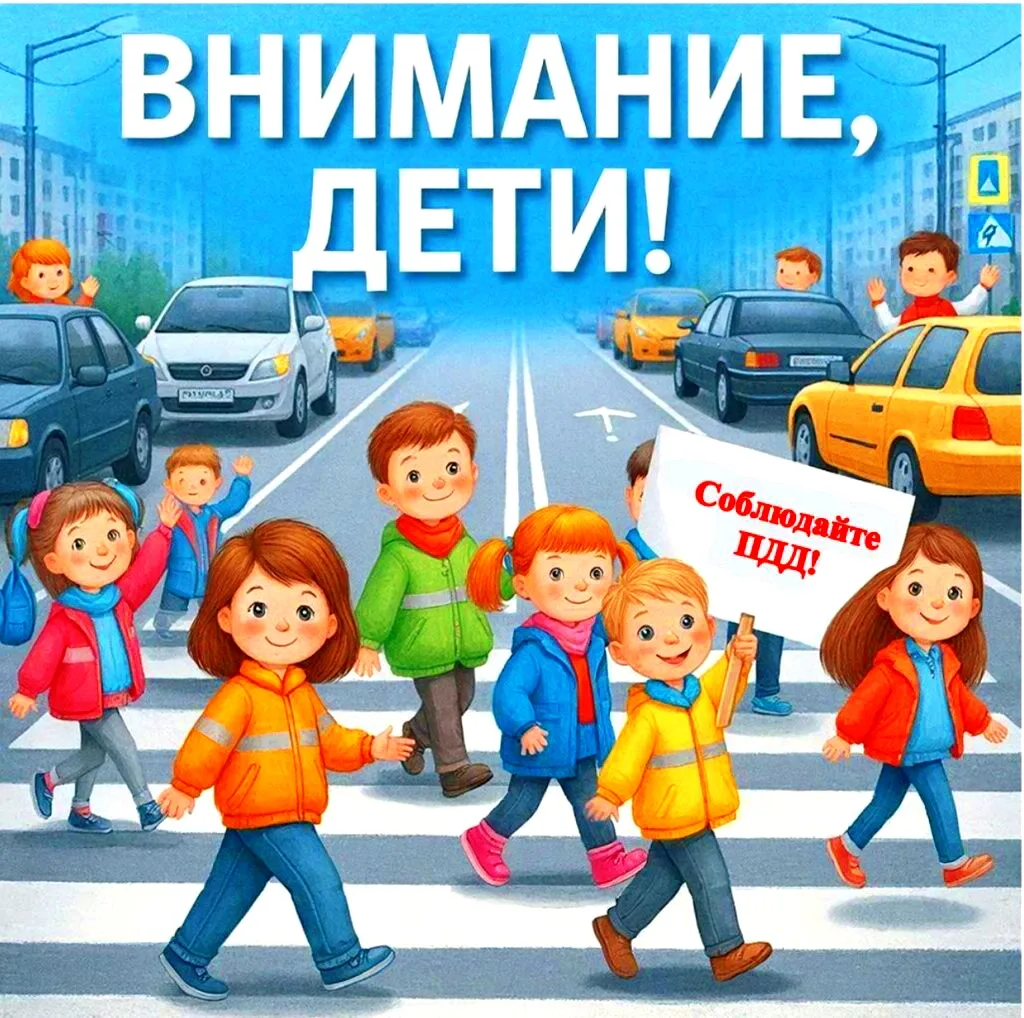 ❗С 18 по 25 мая 2026 года в детском саду проходит акция "Внимание - дети!"
