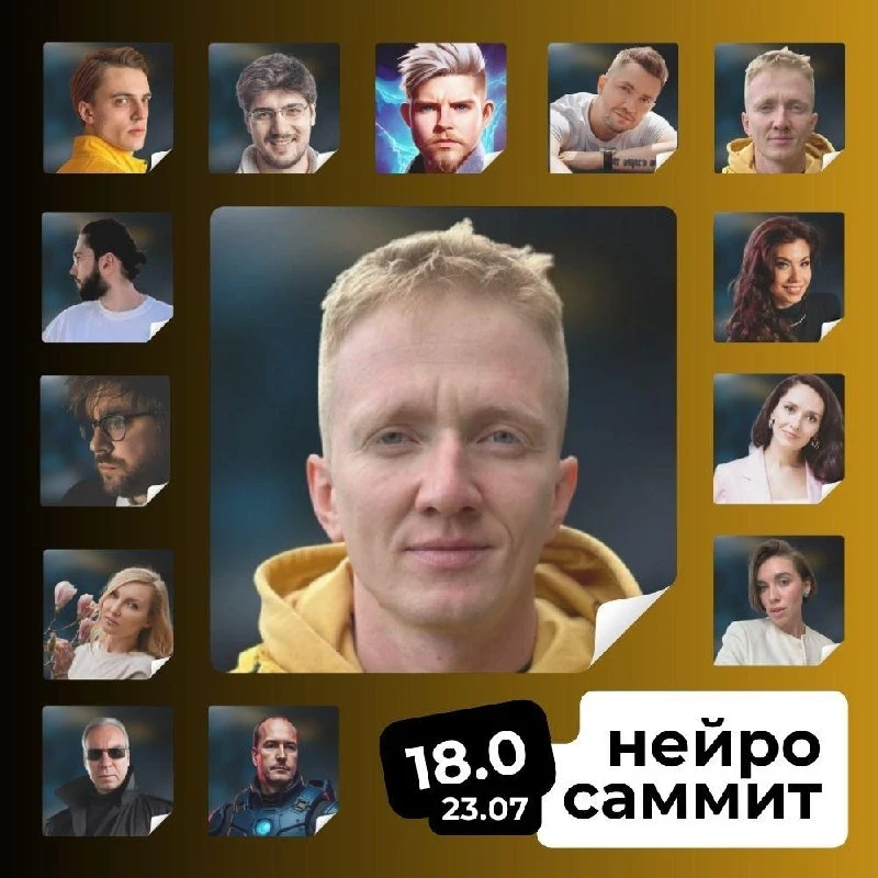 23 июля буду на NeyroSummit 18.0 раскрывать две модели заработка на ИИ!
