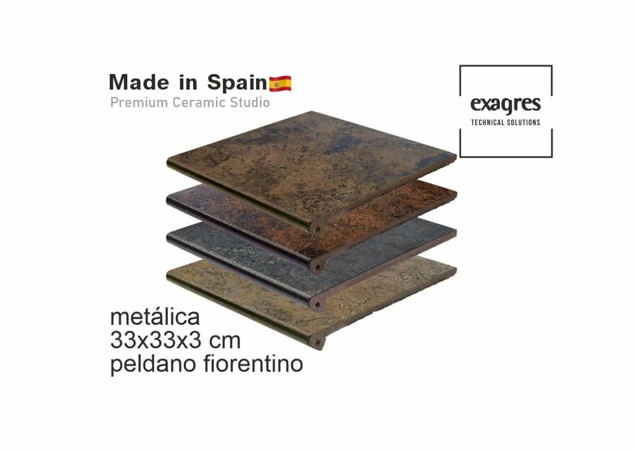 Коллекция плитки и ступеней 33*33  Metalica EXAGRES 🇪🇸 безусловный лидер продаж после...