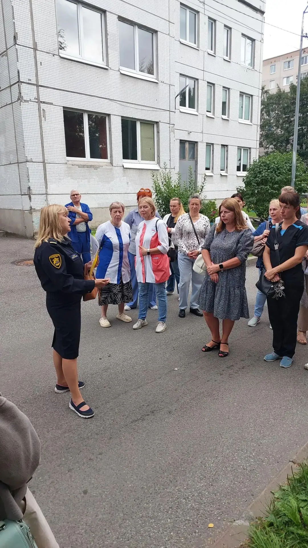 Инструктором СПб ГКУ «ПСО Невского района», проведена практическая тренировка по эвакуа...