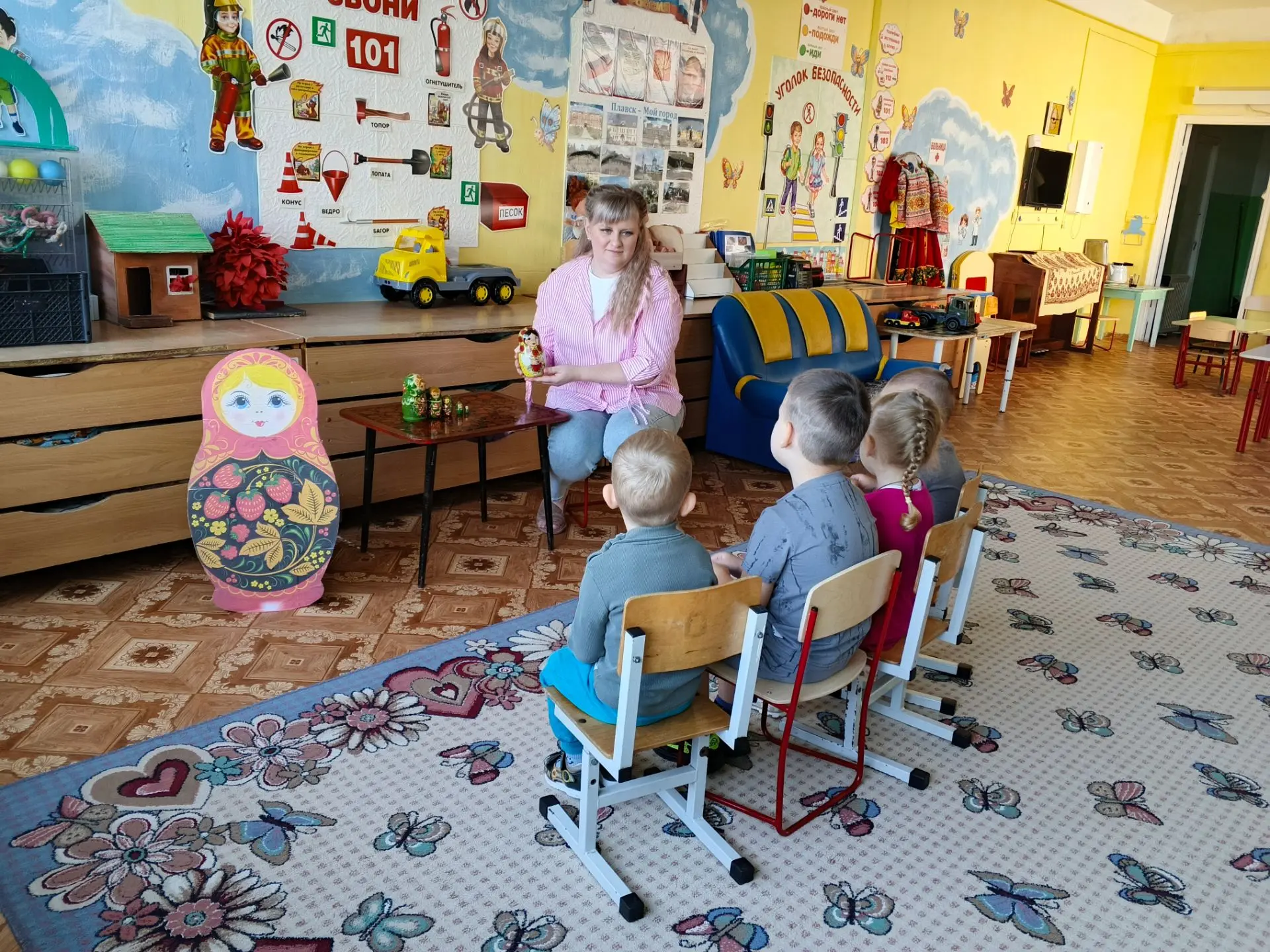 🎉 День матрёшки во второй младшей группе «Б»! 🎉
