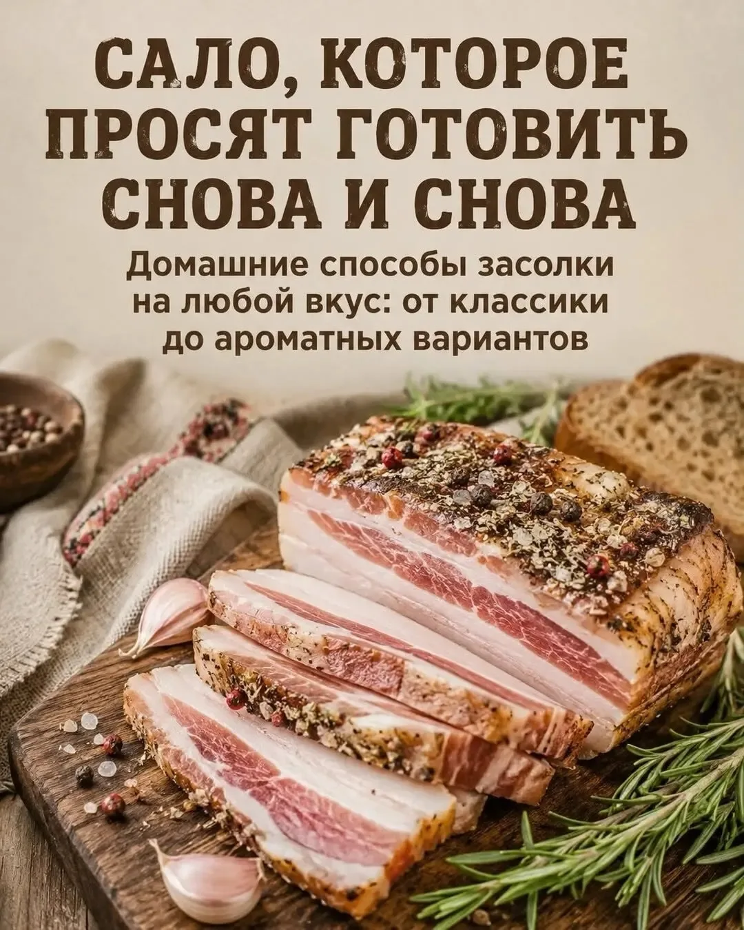 Домашние способы засолки сала на любой вкус: от классики до ароматных вариантов