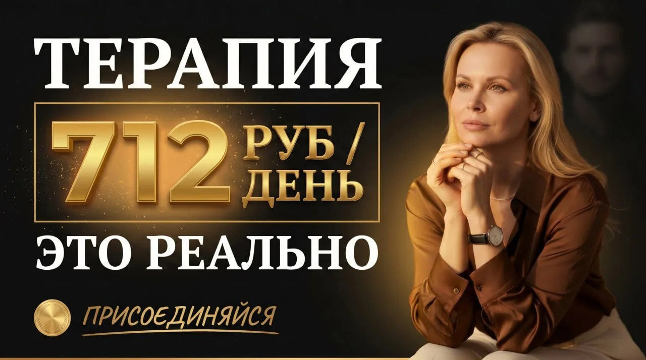 Терапия за 712 руб/день – это реально.

Я знаю, что могут быть сомнения и это абсолютно нормально, п