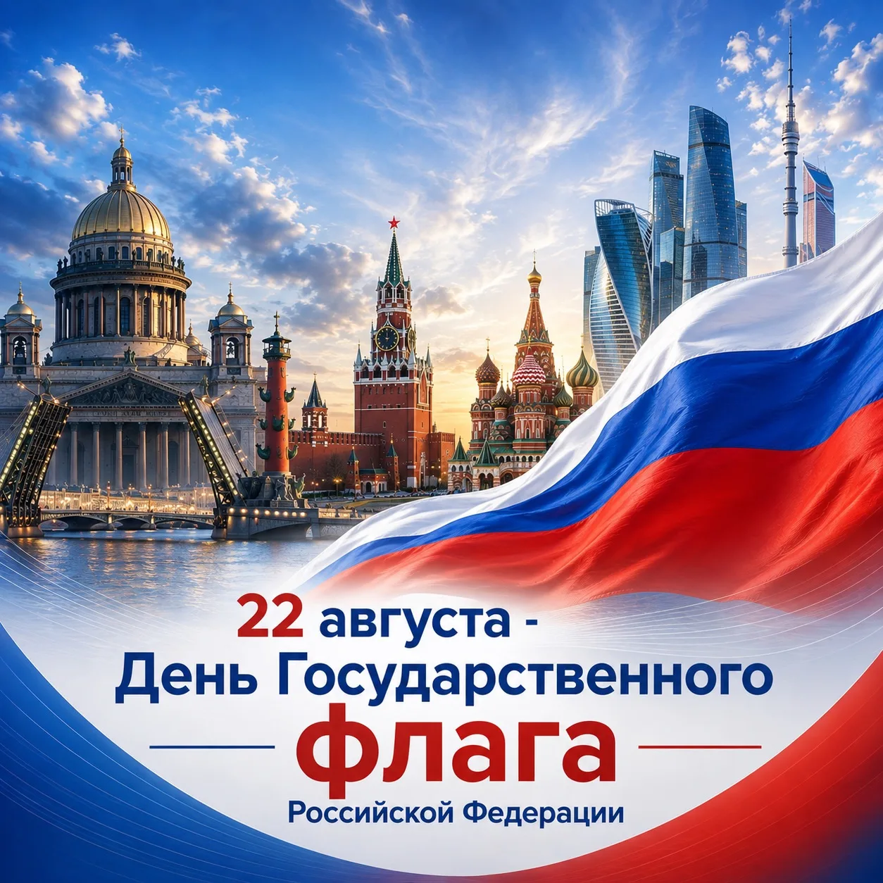 🇷🇺 С Днём Государственного флага Российской Федерации!