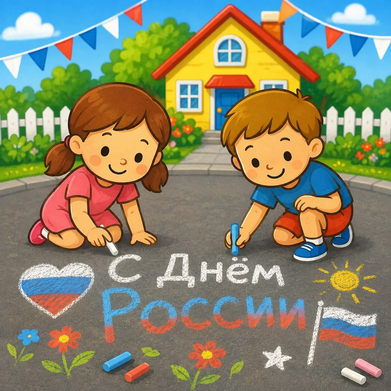 Поздравляем С Днем России! 🇷🇺 Пусть наша страна процветает, а в сердцах живет гордость за родину и