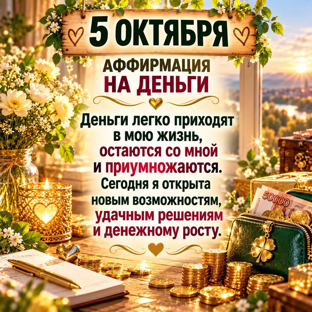 Счастье в дом.