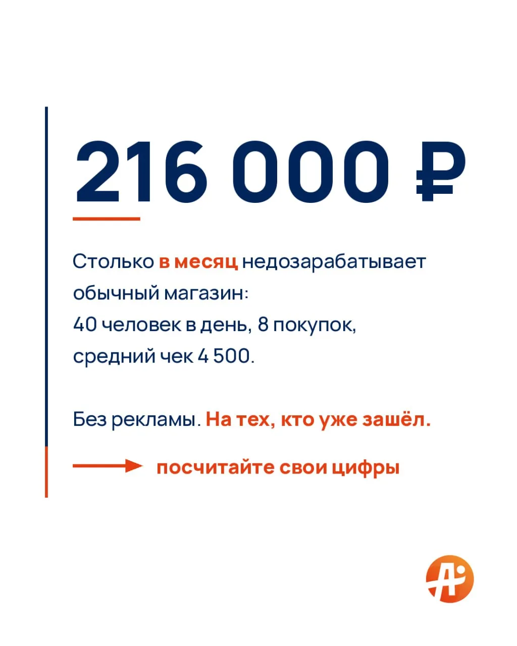 Сколько стоит покупатель, который ушёл?
