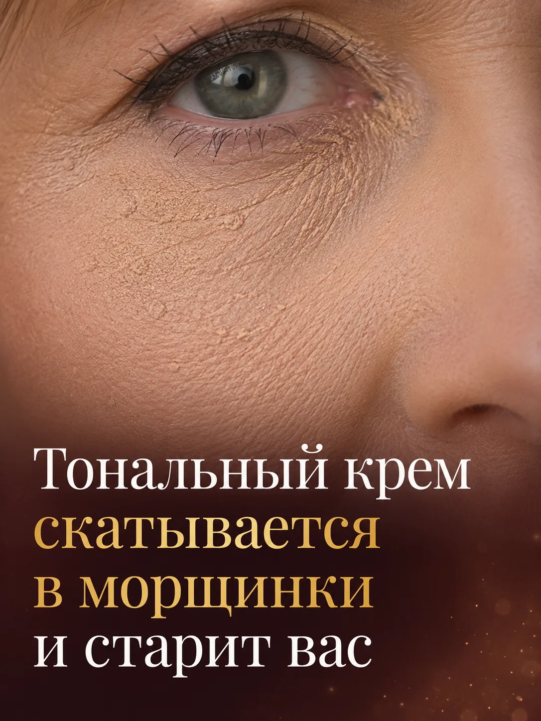 Тональный крем скатывается в морщинки и старит вас к обеду 😤

Дорогие, бесит же, правда?
Утром нане