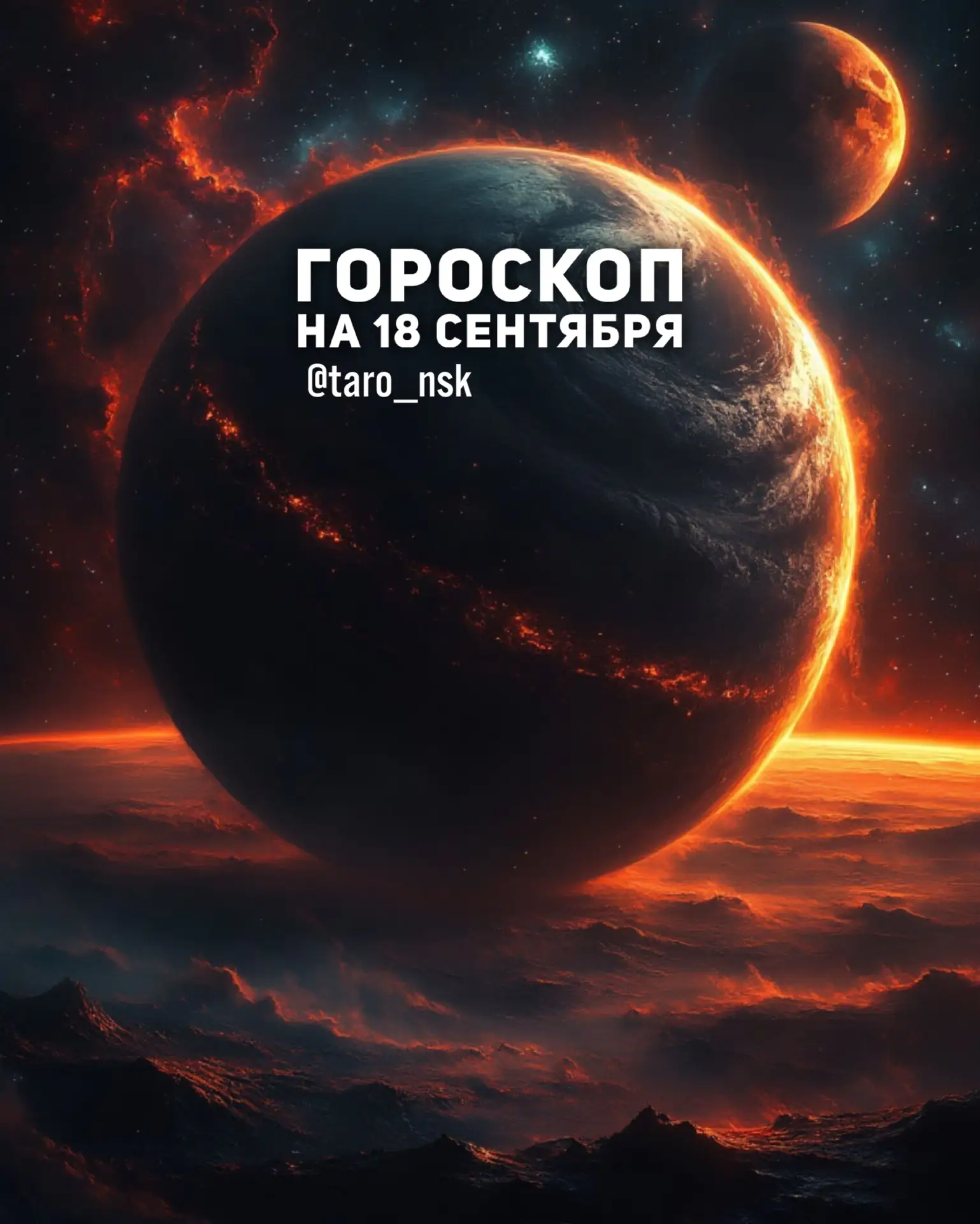 🤎Гороскоп на 1️⃣8️⃣сентября🍂