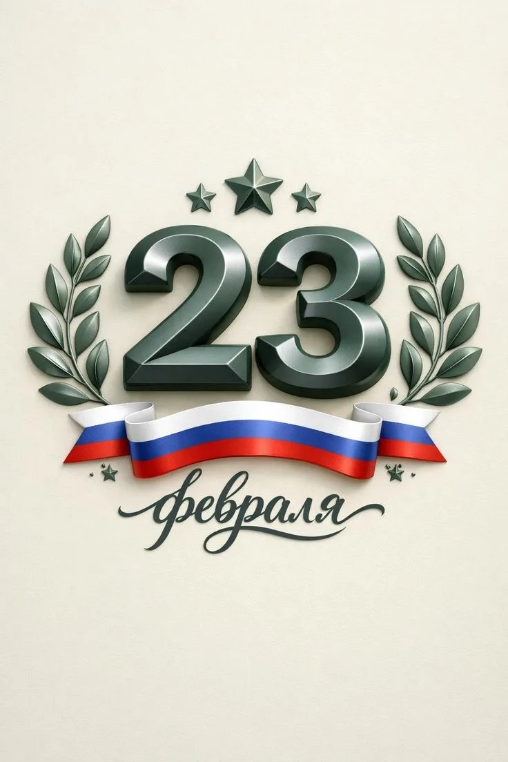 С Днём защитника Отечества! Мира, здоровья и силы!