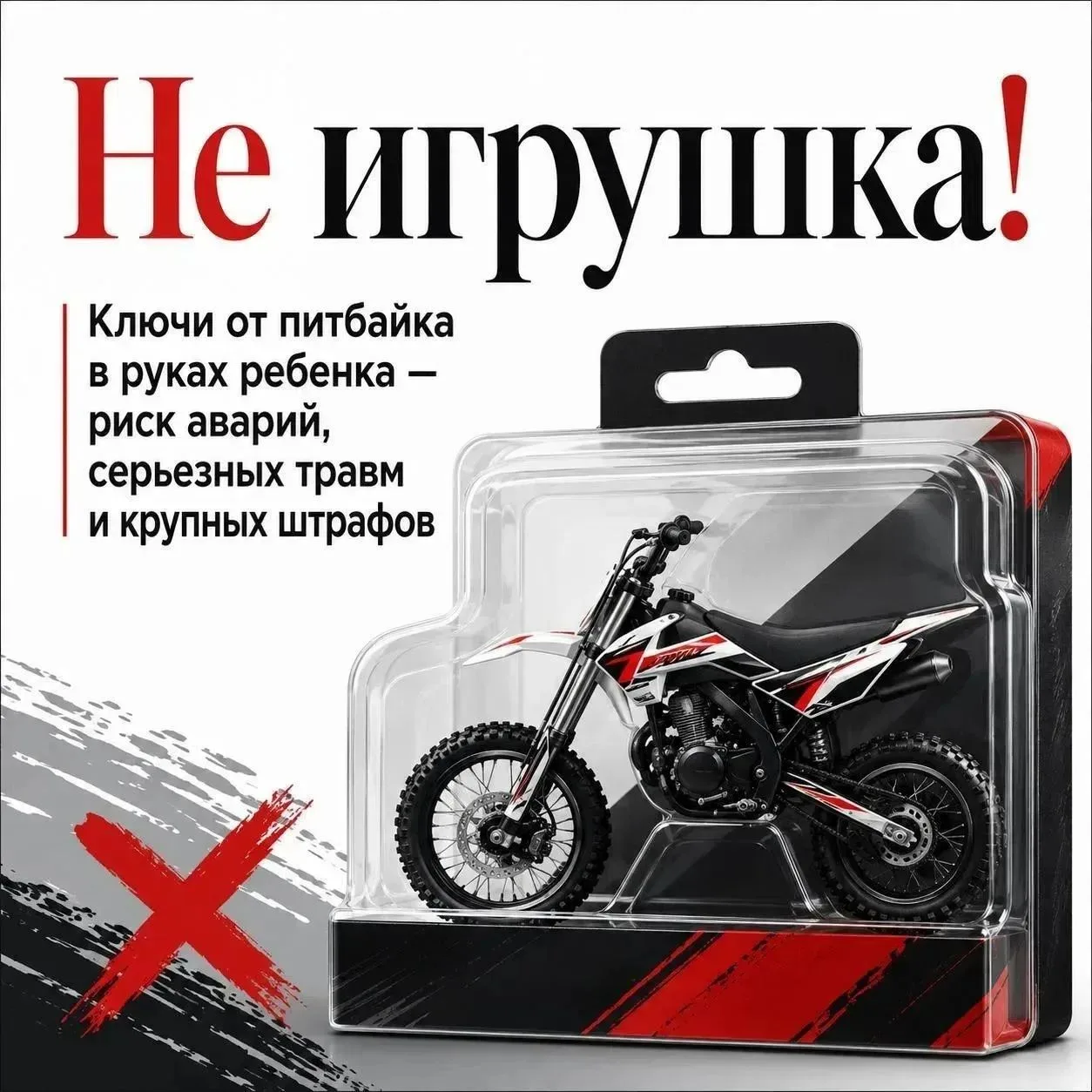 🏍 Питбайк — не безобидная детская забава

В Смоленской области поездки детей на питбайках — под осо