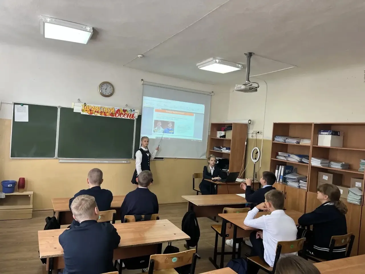 Сегодня в нашей школе прошли «Разговоры о важном» для 6–11 классов!