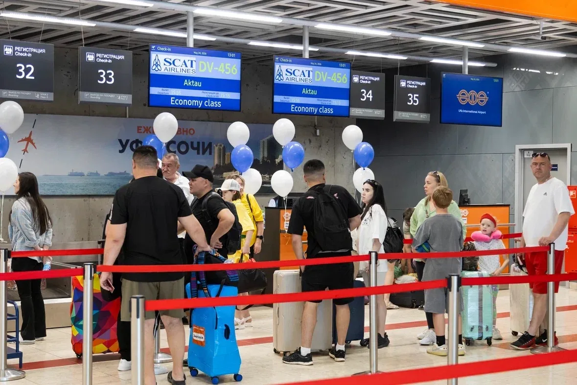 ⚡️ Сегодня авиакомпания SCAT открыла прямой рейс в Актау!  С 24 мая запущены прямые рейсы в курортны