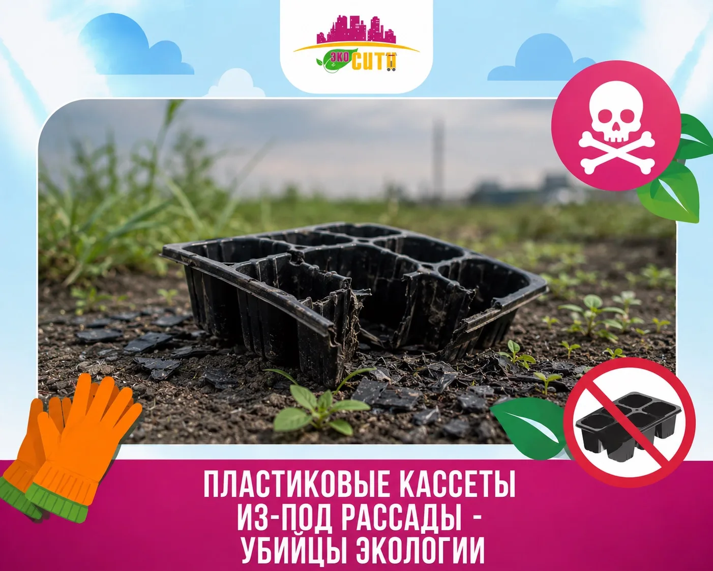 Пластиковые кассеты из-под рассады — убийцы экологии?