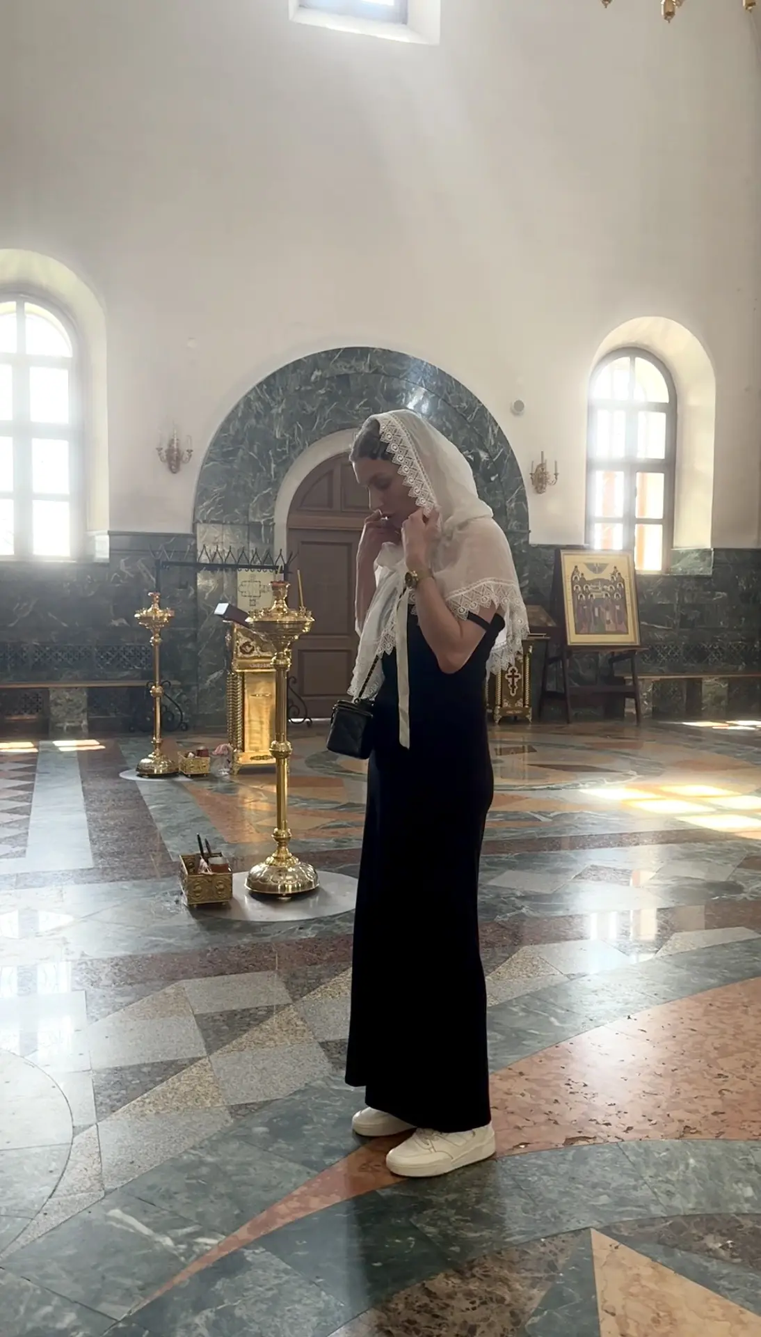 Была сегодня в церкви! Такое блаженство 🕊️🤍 хожу с детками, их тоже приучаю)