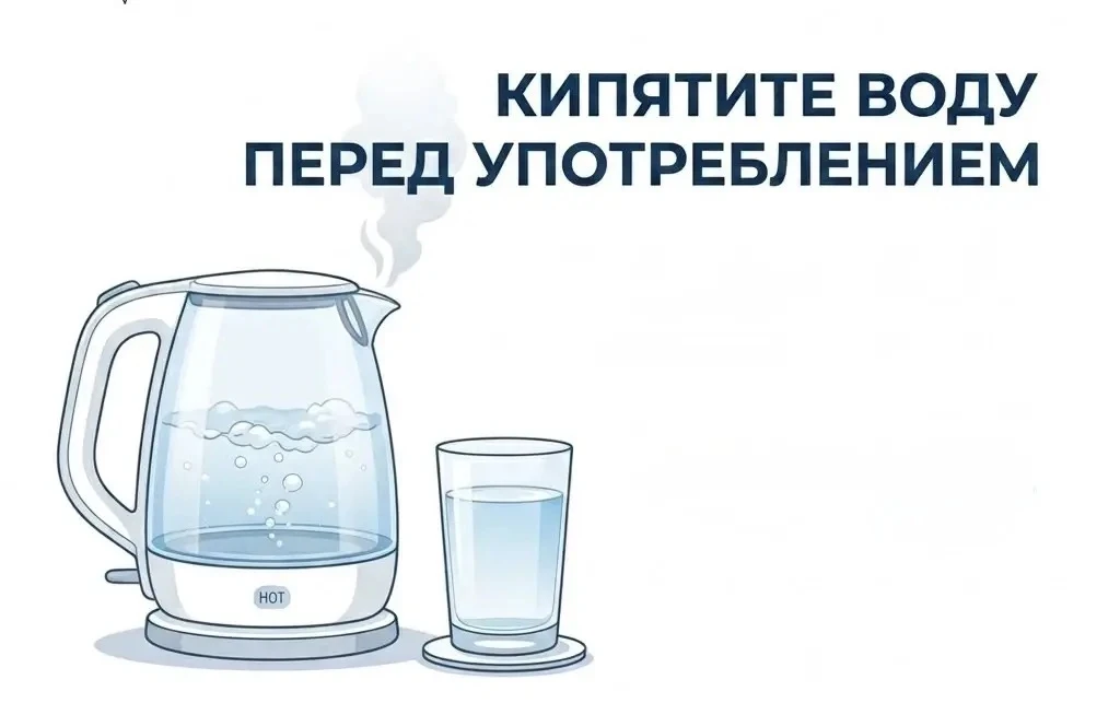 ⚠️ Кипятите воду перед употреблением