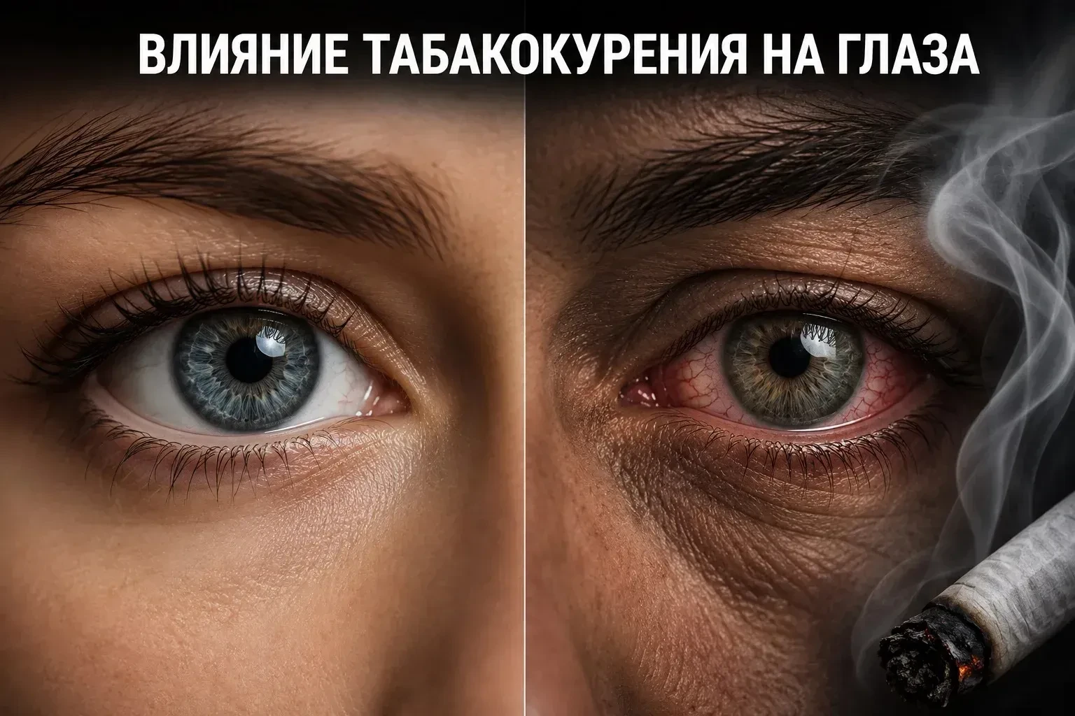 🚭ВЛИЯНИЕ ТАБАКОКУРЕНИЯ НА ЗРЕНИЕ👀