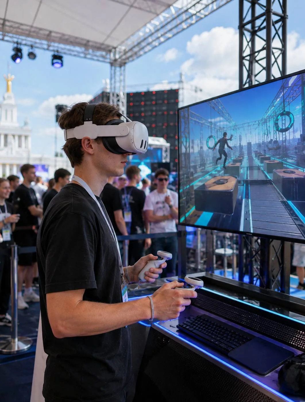 😎 Бесплатный лазертаг, полоса препятствий в VR-очках и радиотанки на фестивале «Киберз...