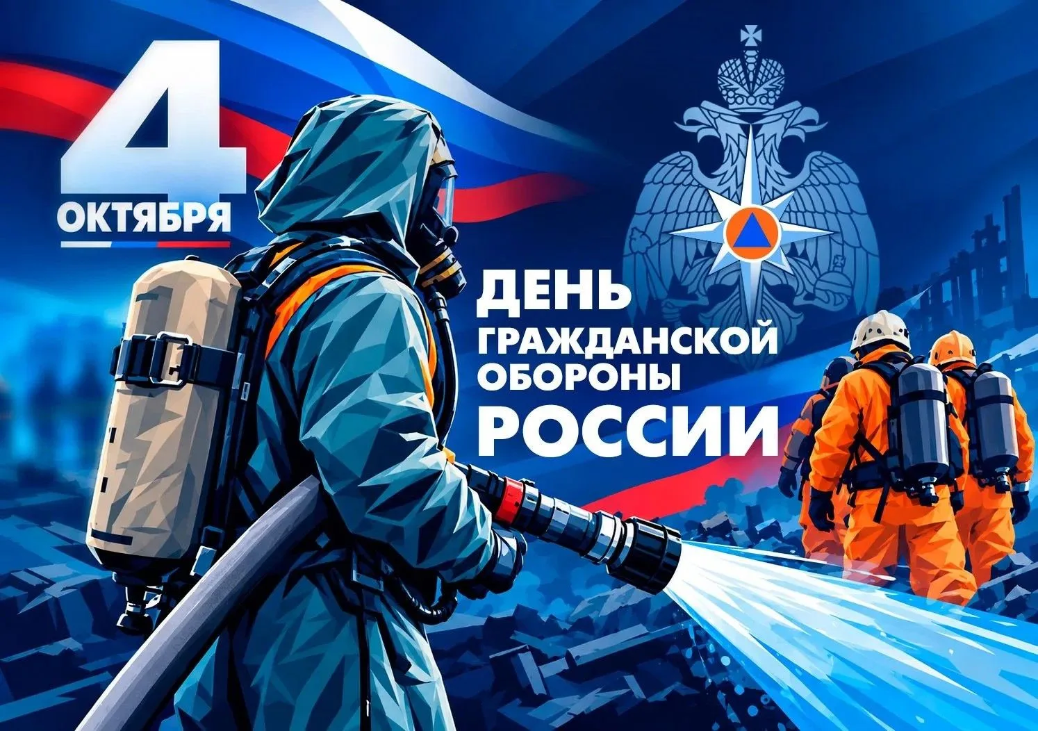 Поздравление начальника Главного управления МЧС России по ДНР Дмитрия Костямина с Днем ...
