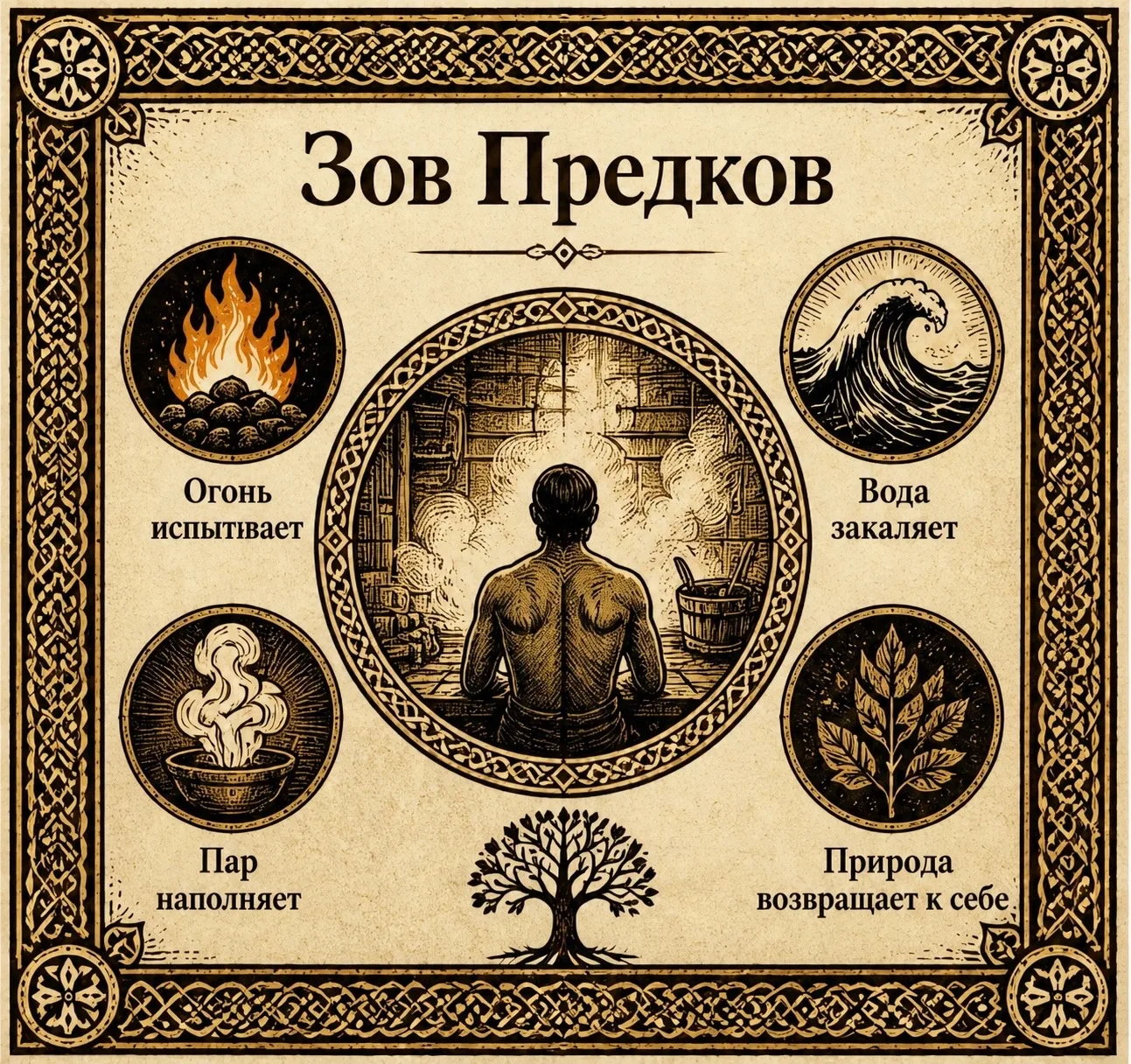Ты думаешь, баня — это просто отдых?
Нет. Это путь.

С древних времён баня была местом испытаний, оч