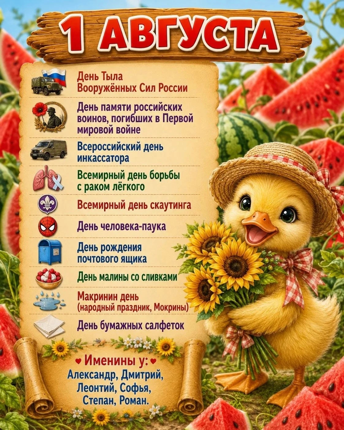 Праздники СЕГОДНЯ!!!