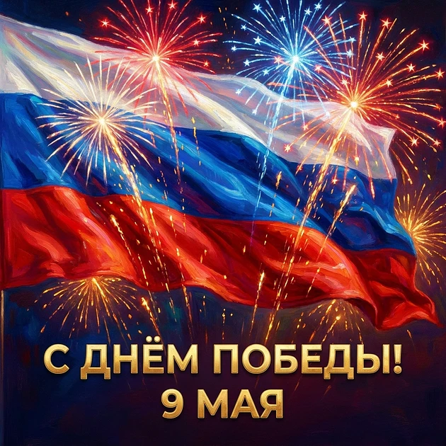 С Днём Победы!  Сегодня, 9 мая, мы отмечаем 81-ю годовщину Победы в Великой Отечественной войне. Это