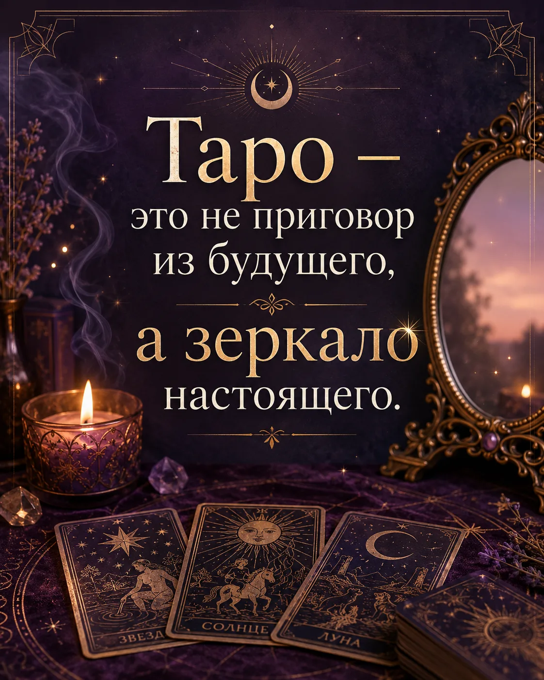 Таро – это не приговор из будущего, а зеркало настоящего