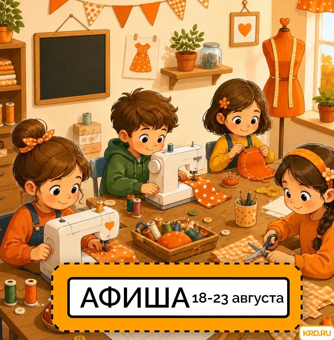 🎨На этой неделе для юных краснодарцев пройдут десятки бесплатных мероприятий