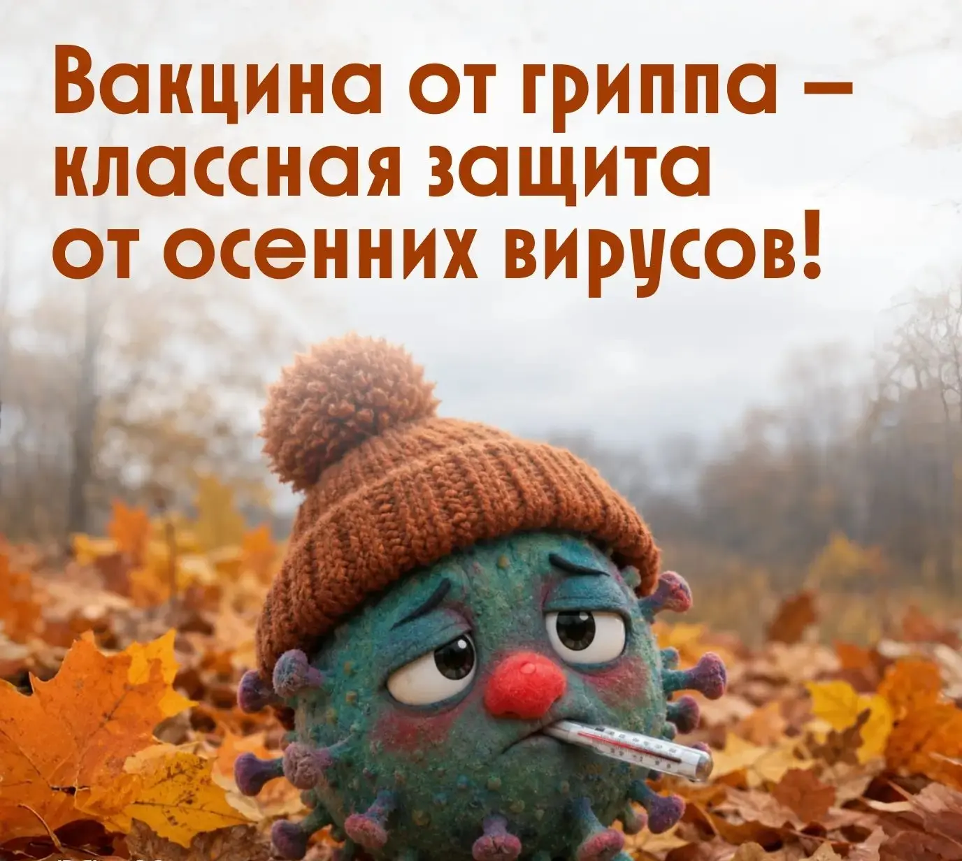 🦠 Сезон простуд уже начался, а грипп — это не обычная простуда: он может привести к се...
