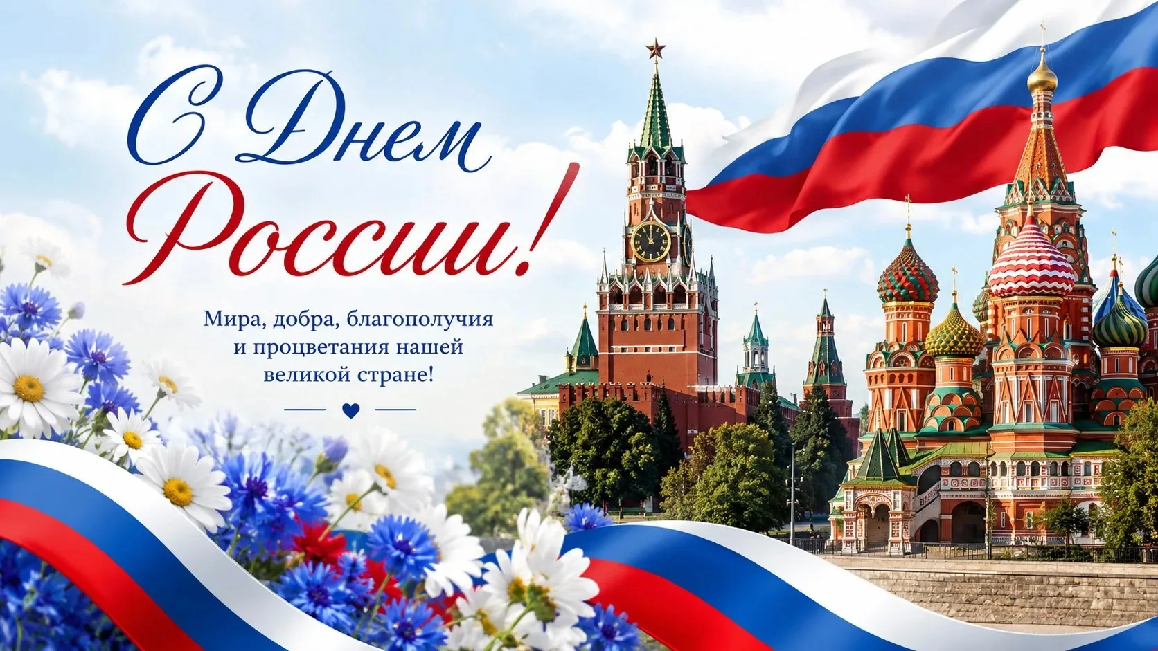 Поздравляю всех с Днём России!!!