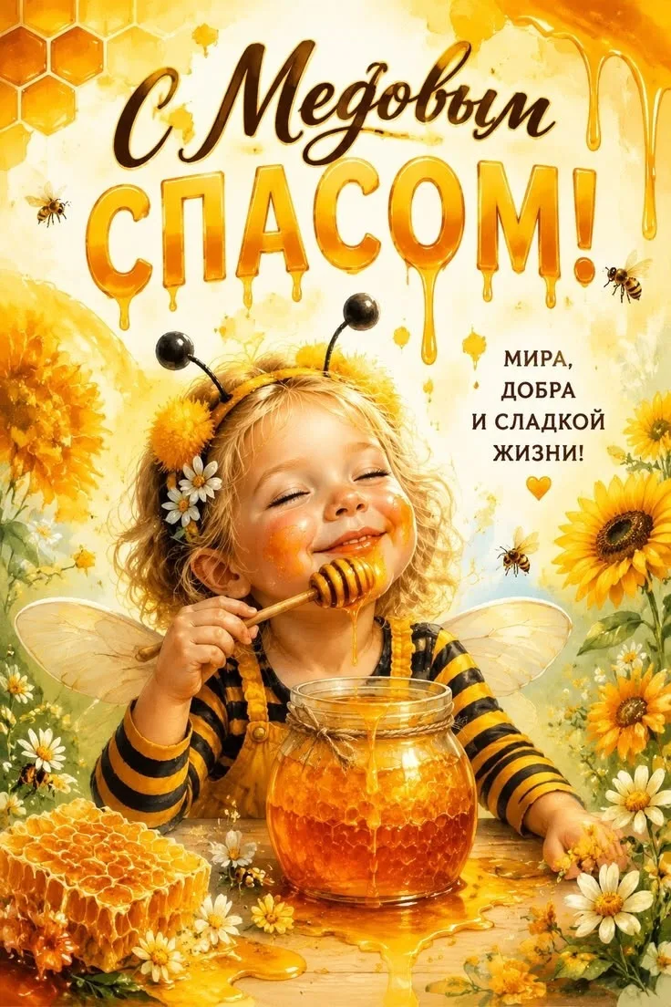 🍯Медовый Спас — 14 августа! 🐝