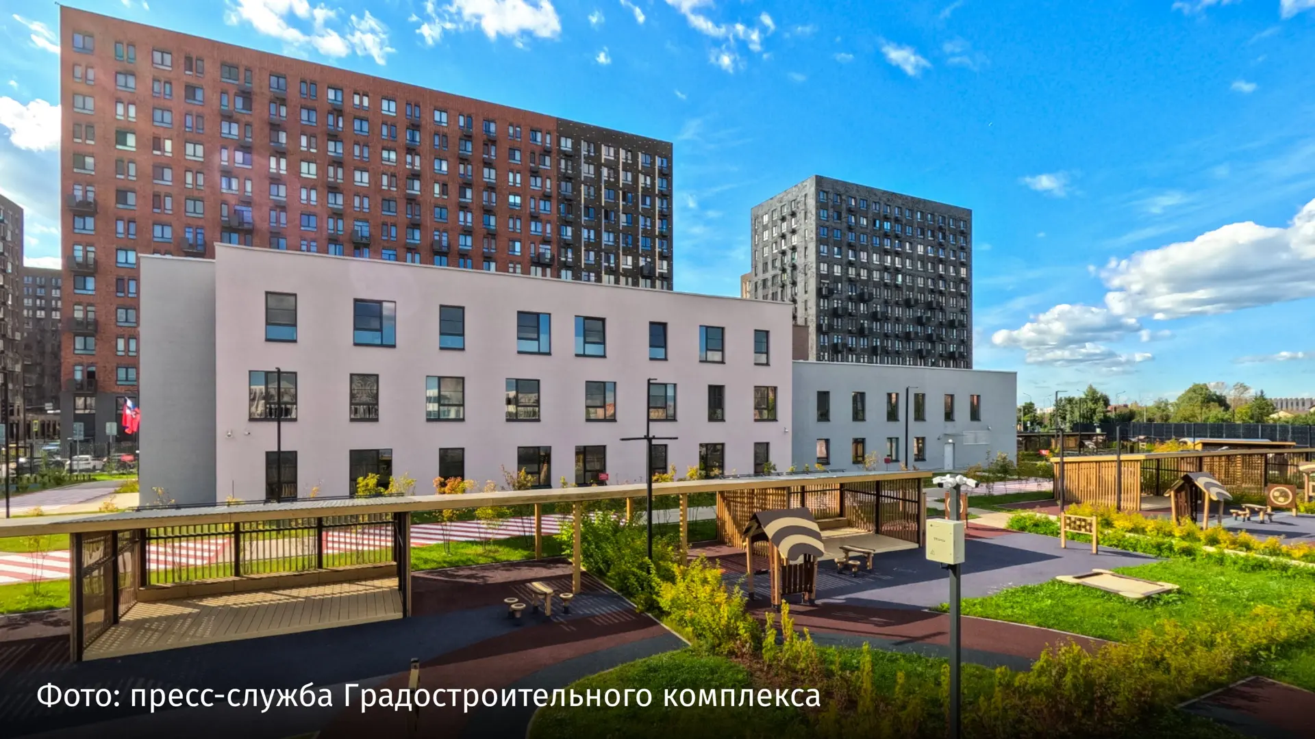 «Самолет» открыл новый детский сад в составе ЖК «Остафьево» в Щербинке
