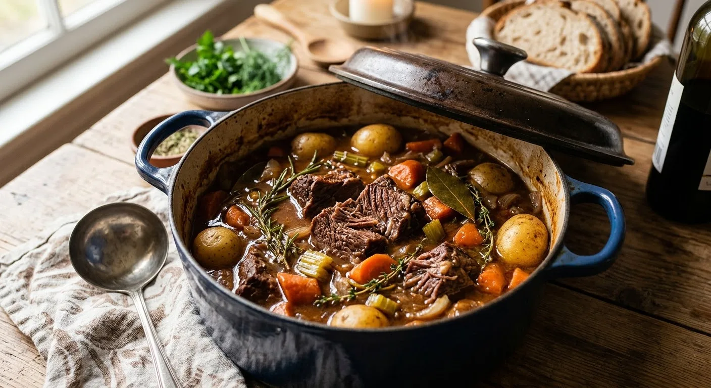 🍲 Нежнейшая томленая говядина с овощами: тает во рту!