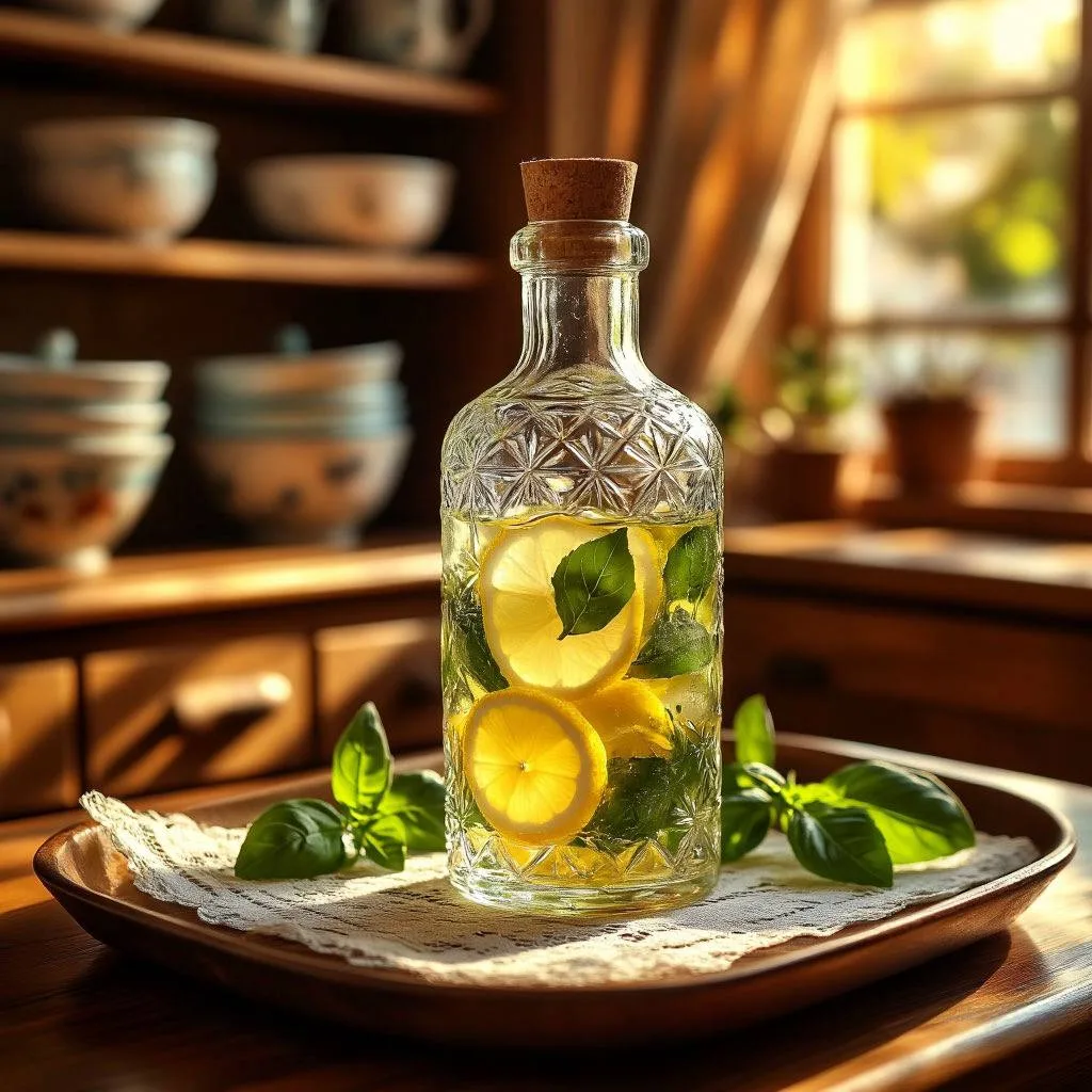 Настойка из фейхоа, базилика и лимона 🍈🌿🍋
