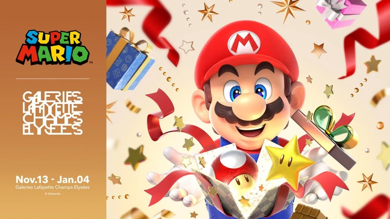 Nintendo украсит Галерею Лафайет Осман в Париже под стиль Super Mario с 13 ноября по 4 ...