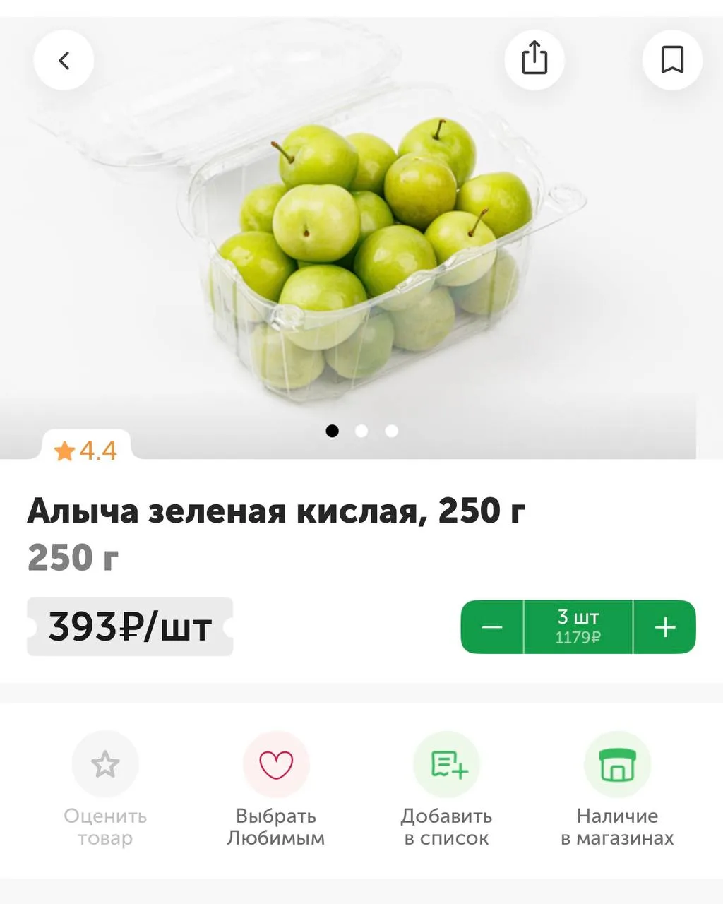 Увидела во ВВ алычу и всё как в тумане…
