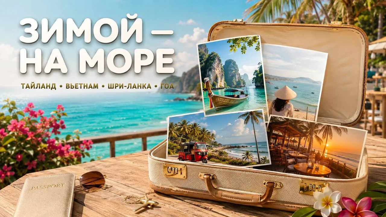 🔥 ЗИМОЙ — НА МОРЕ. НО НЕ В ОТЕЛЬ «ЗАТО ДЁШЕВО» 😁