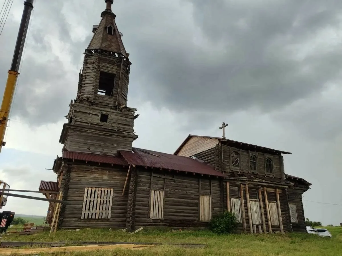 ⛪️ В Татарстане реставрируют деревянный храм XIX века

В селе Русское Ходяшево Пестречинского района