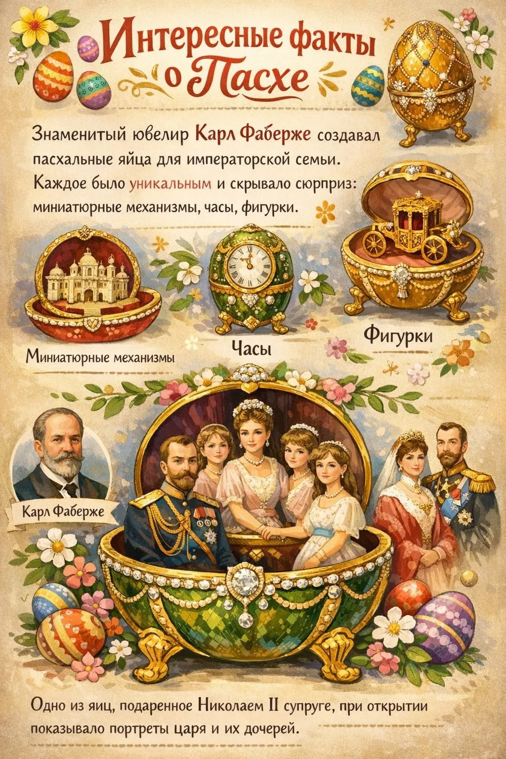 Поздравляем всех наших подписчиков с Великой Пасхой!  Делимся интересными фактами о Пасхе, читайте в