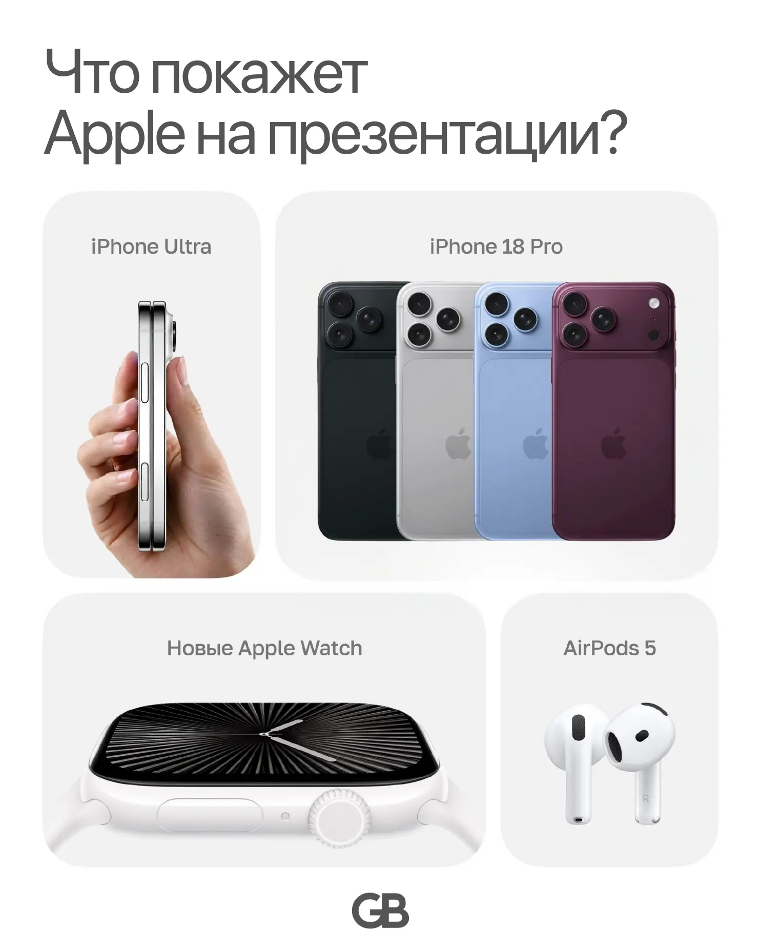 🔜 Что покажет Apple на презентации? 🔜